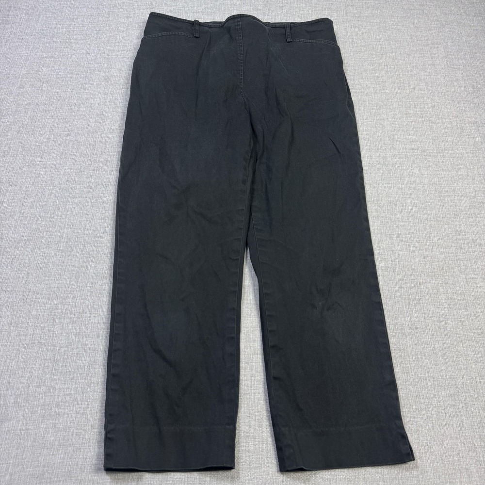 Lauren Ralph Lauren Dress Pants Womens 8P Petite Black Straight Twill Stretch
